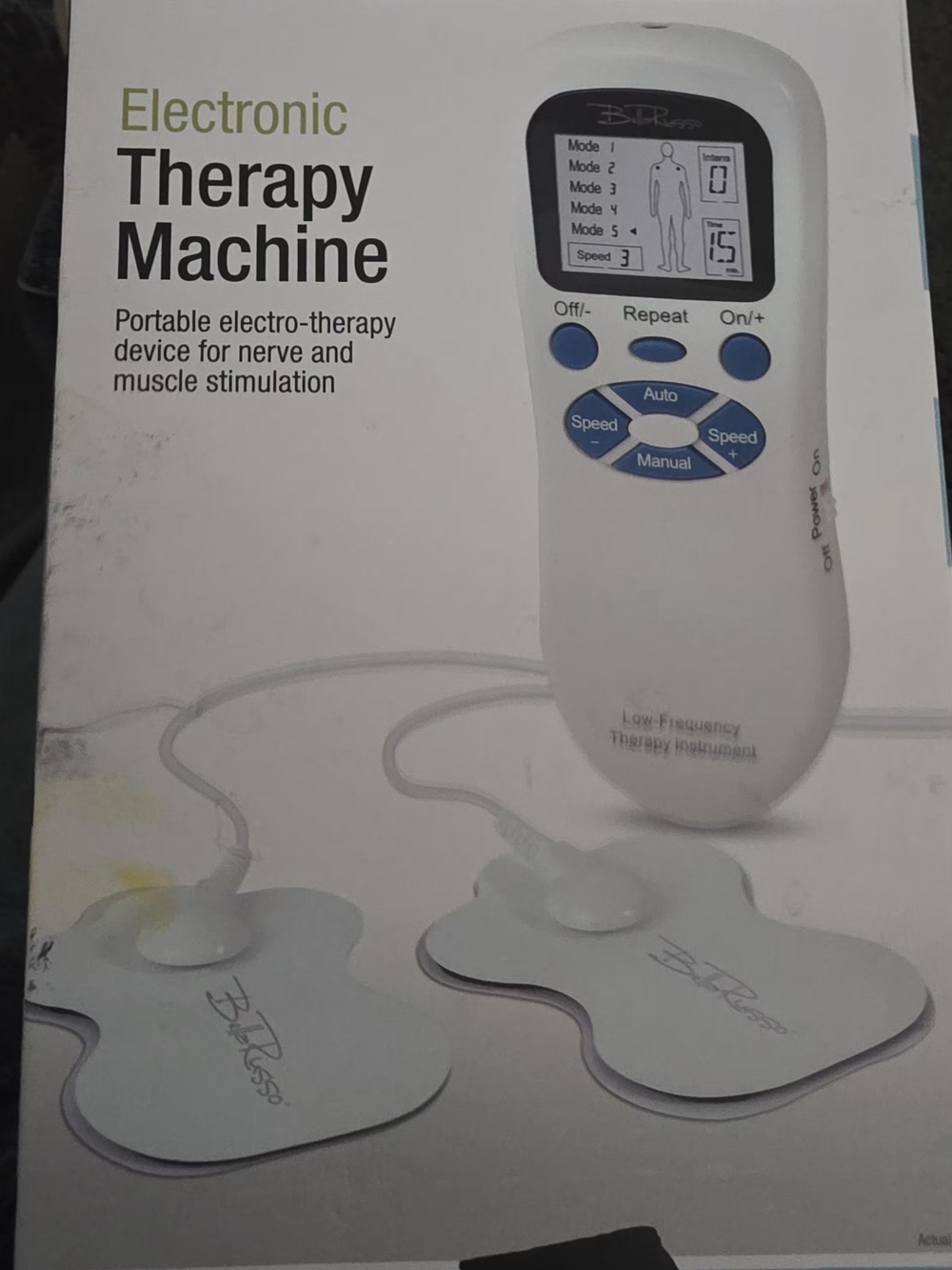 Portable Electronic Therapy Device - White TENS Unit